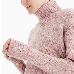 J. Crew Specked Confetti Wool Sweater, XS